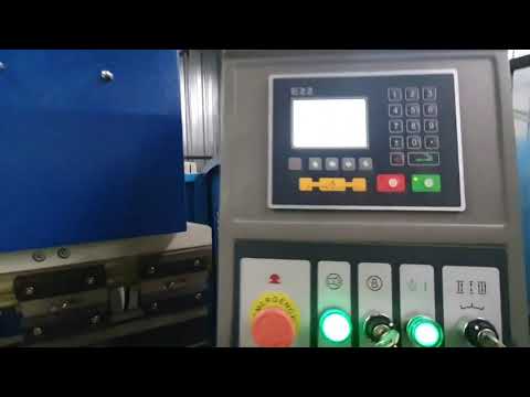 MetalTec HBM 63/2500 - листогибочный гидравлический пресс (Е22, инвертор заднего упора) met461, видео 4