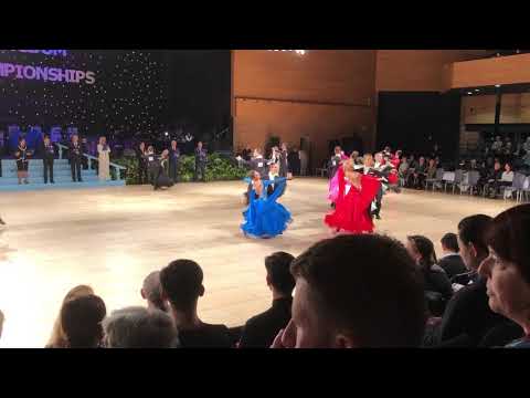 2018 UK open Chong He & Jing Shan tango