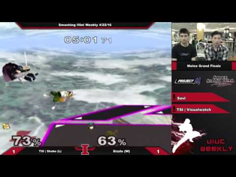 [Smashing Illini Weekly] TSI | Shabo (Fox) vs. Sizzle (Marth) SSBM Grand Finals