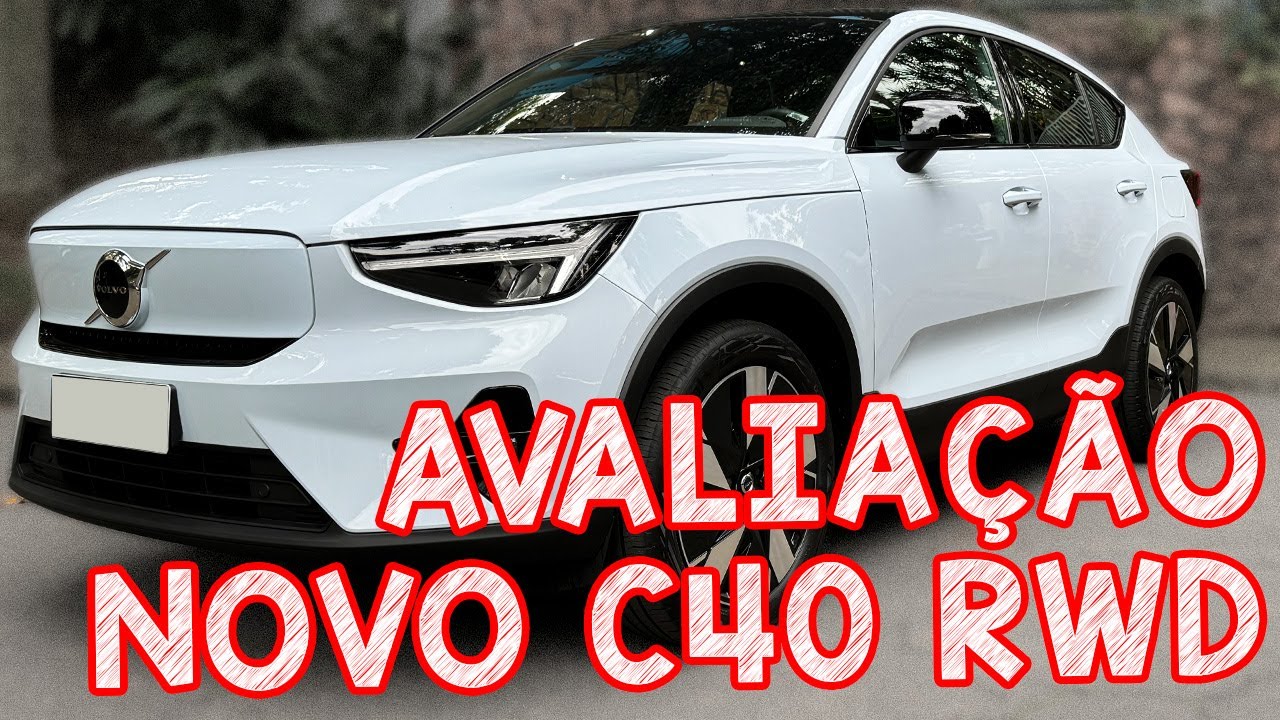 Avaliação NOVO VOLVO C40 RWD - TRAÇÃO TRASEIRA COM TORQUE DE CAMINHONETE É BEM DIVERTIDO!