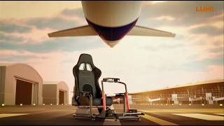 Immersive Flight Simulator Cockpit & Stand | LRS17 Series | LUMI