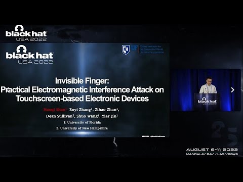 Invisible Finger: Practical Electromagnetic Interference Attack on Touchscreen-based Devices