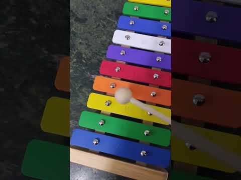 EASY HAPPY BIRTHDAY TUNE ON A XYLOPHONE #howto #short