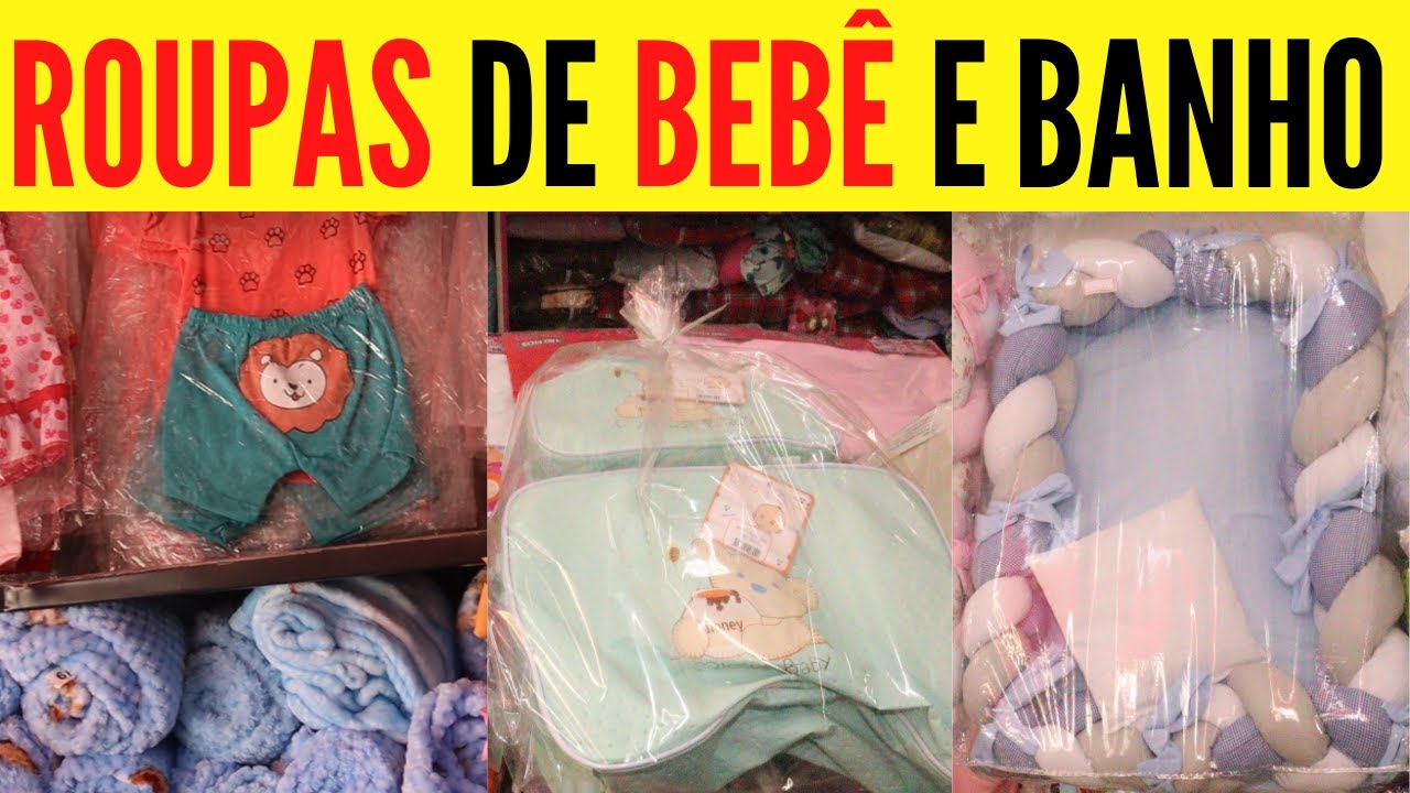 ROUPAS DE BANHO E BEBÊ E TOALHAS A 10 REAIS | BRÁS-SP