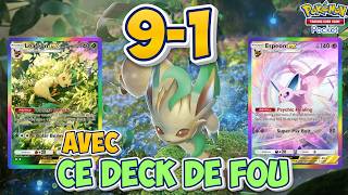 9-1 AVEC CE DECK C'EST VRAIMENT POSSIBLE ?? | Deck Pokemon TCG Pocket