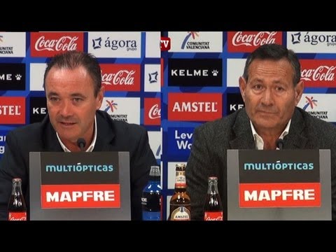 Rueda de prensa técnicos Levante UD 4 -- UD Melilla 1 // Vuelta de 1/16 de final Copa del Rey