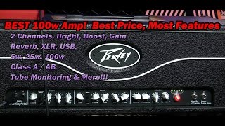Video thumbnail for Peavey ValveKing 100w All Tube Head : BEST Price, MOST Features by The Tone King