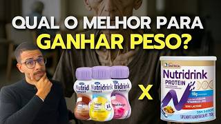 Nutridrink Protein pó x Nutridrink Compact Protein: Qual é melhor para ganhar peso?