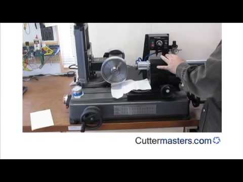 CUTTERMASTER Professional   Plunge Grind   Wheel Under Approach