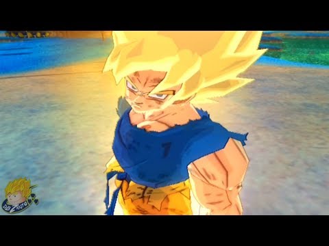 Dragon Ball Z Budokai Tenkaichi 2 - Goku Transforms Into Super Saiyan For The First Time