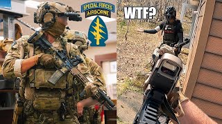 U.S. Army Special Forces Soldier Tries Airsoft & Nearly Dies From Cringe - Part 2