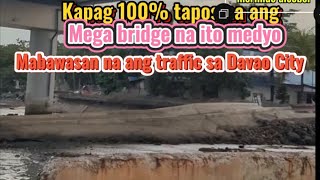 @Itong mega bridge na ito kapag100%tapos na hindi na gaanong ma traffic ang Davao City.