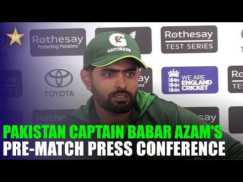 Pakistan Captain Babar Azam's Pre-Match Press Conference | Pakistan vs England, 3rd Test | MA2K