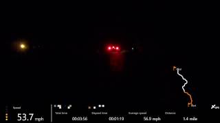 Headlights go out on a midnight touge