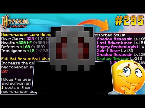 Full Necromancer Lord Set For Mage | Hypixel Skyblock [EP. 295]