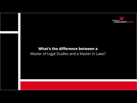What’s the difference between a Master of Legal Studies and a Master in Laws? | UC Online
