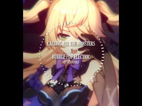china anne mcclain, gwen stefani - calling all the monsters x bubble pop electric {EDIT AUDIO}