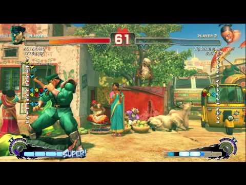 AOI MOMO [Bison] vs zipdekureeper [DeeJay] SSF4 Japanese Online Ranked Matches - TRUE-HD