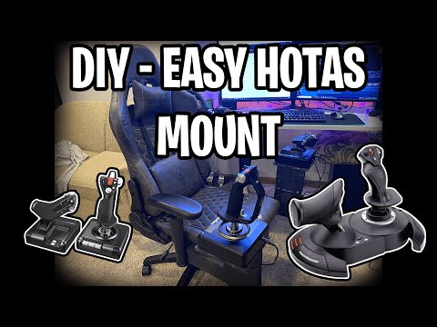 DIY Hotas Mount For Gaming Chair  - SAVING MONEY