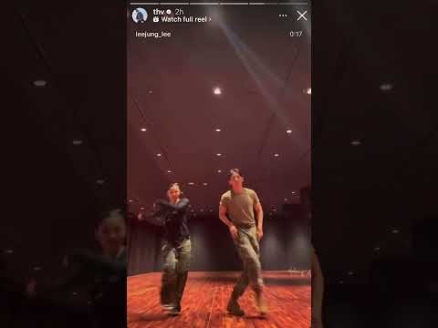 BTS || V was dancing with Leejung