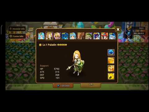 🌪◆ Summonhenge ◆ Disco Bgk olrhatesc2us? Great dyt "Summon Nat 5★" The Wind Paladin🌪 - Summoners War