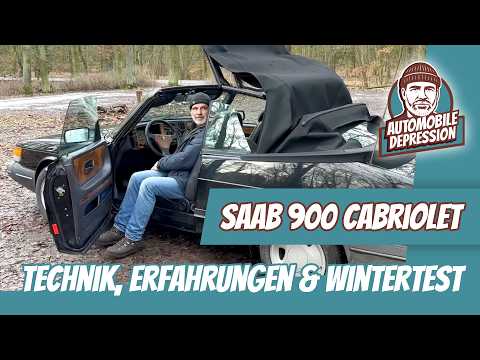 Saab 900 Cabriolet (Classic) – Technology, Experiences & Winter Test Drive with the Top Down