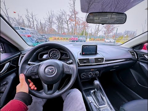 2015 Mazda 3 i Sport Sedan Sport/GX POV driving (Virginia)