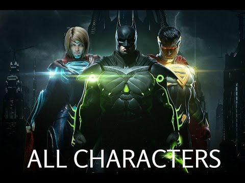 INJUSTICE 2   All Characters Interactions Intros  Clashes Full 1080p