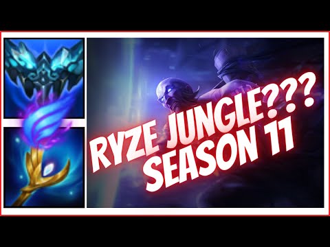 How To Play Ryze Jungle with Everfrost and ALOT OF TILT - Items - Runes - off meta -