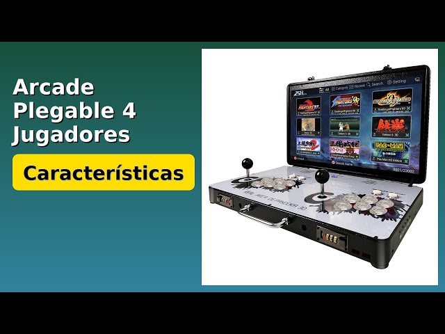 Vídeo relacionado con WYGAMING Arcade Plegable | 4 Jugadores | Más de 20000 Juegos | Pantalla LED 22 Pulgadas | Joysticks Sanwa