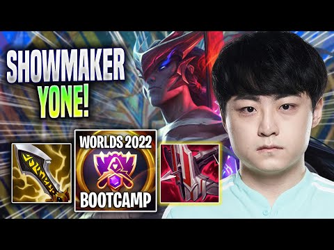 SHOWMAKER PERFECT GAME WITH YONE! - DK ShowMaker Plays Yone MID vs Viktor! | Bootcamp 2022