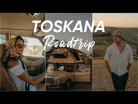 Durch die TOSKANA mit Oldtimer und Dachzelt