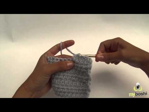 myboshi - halbe Stäbchen häkeln