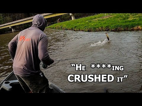 Streamer Fishing for Brown Trout - Big Brown on a Gamechanger #troutfishing #browntrout #flyfishing