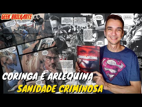 CORINGA E ARLEQUINA SANIDADE CRIMINOSA  REVIEW