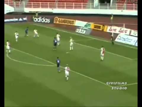 Slavia Praha 3-1 Dinamo Tbilisi 12.08.2004  Melkadze Goal 12'
