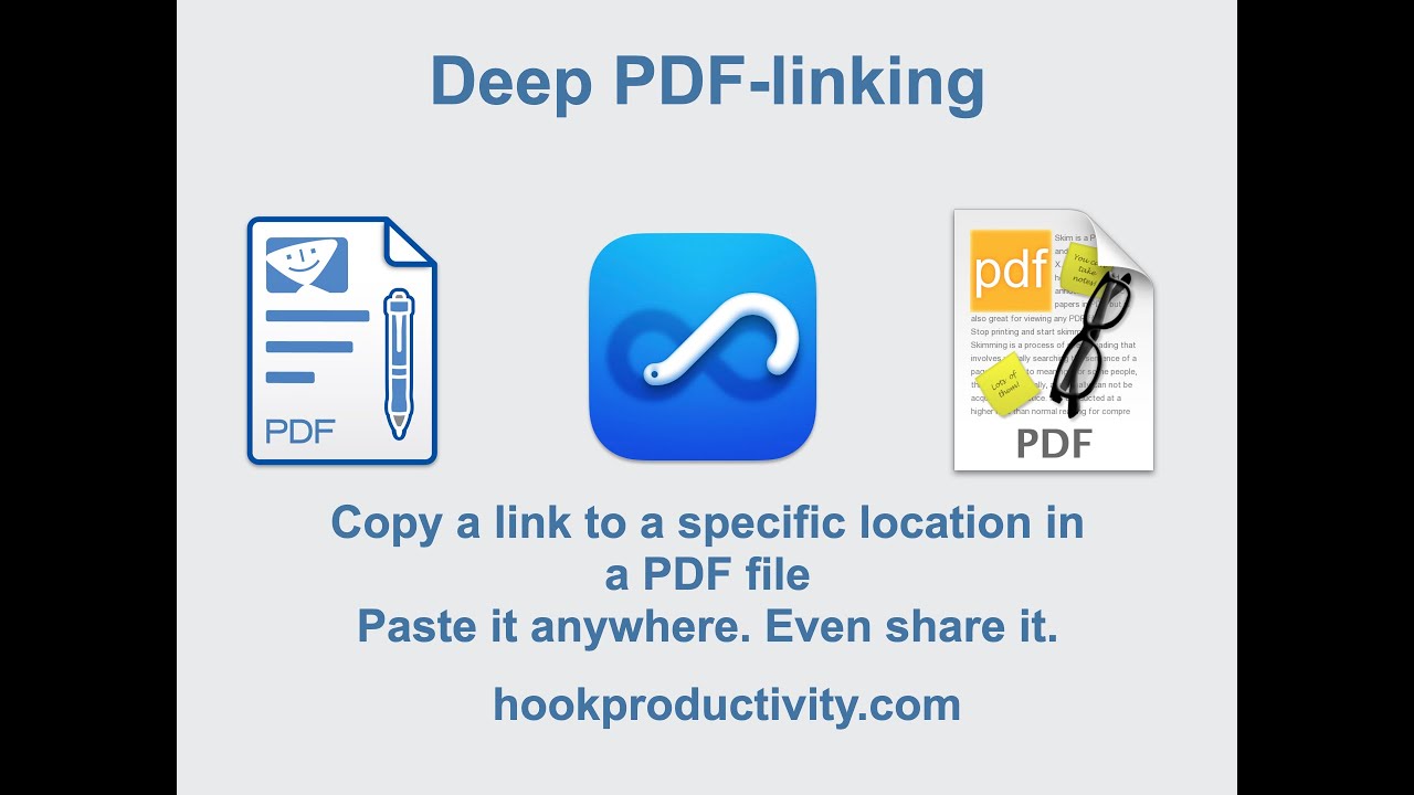 Deep PDF Linking: Copy a link to a specific location in a PDF