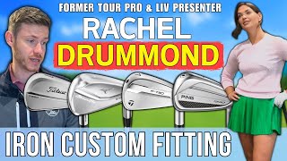Ex-Tour Player Gets Fitted For New Custom Irons | LIV Presenter Rachel Drummond Gets Dialled In!