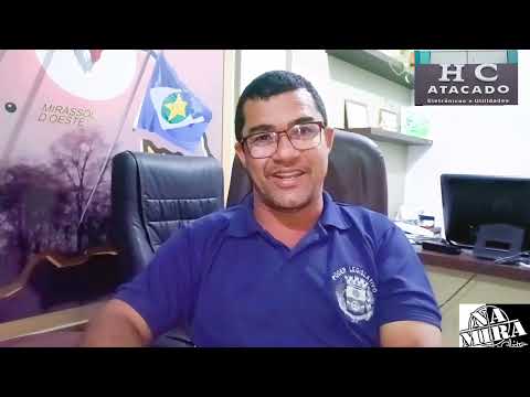 Vamos com café da manhã com presidente da Câmara de Mirassol D'Oeste Ronan.