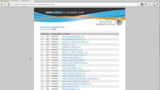 Illinois SOS LLC Search