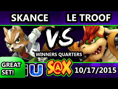 Fall Arcadian - Skance (Fox) Vs. Oco | Le Troof (Bowser) SSB4 WQ - Smash Wii U - Smash 4