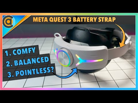 Кріплення на Голову Oculus Quest 3 з акумулятором 8000 mAh RGB Регульований Ремінець для VR окулярів Meta Quest 3 Head Strap RGB - фото 4 - id-p2241684826