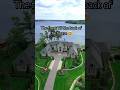 Enormous Custom Limestone Estate With Negative Edge Pool Overlooking Orchard Lake Luxury Homes