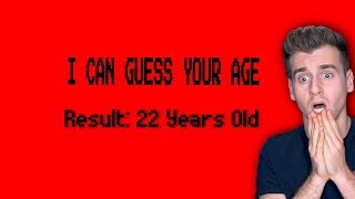 Can This Video Actually Guess Your Age, Height, and Name? (YES)