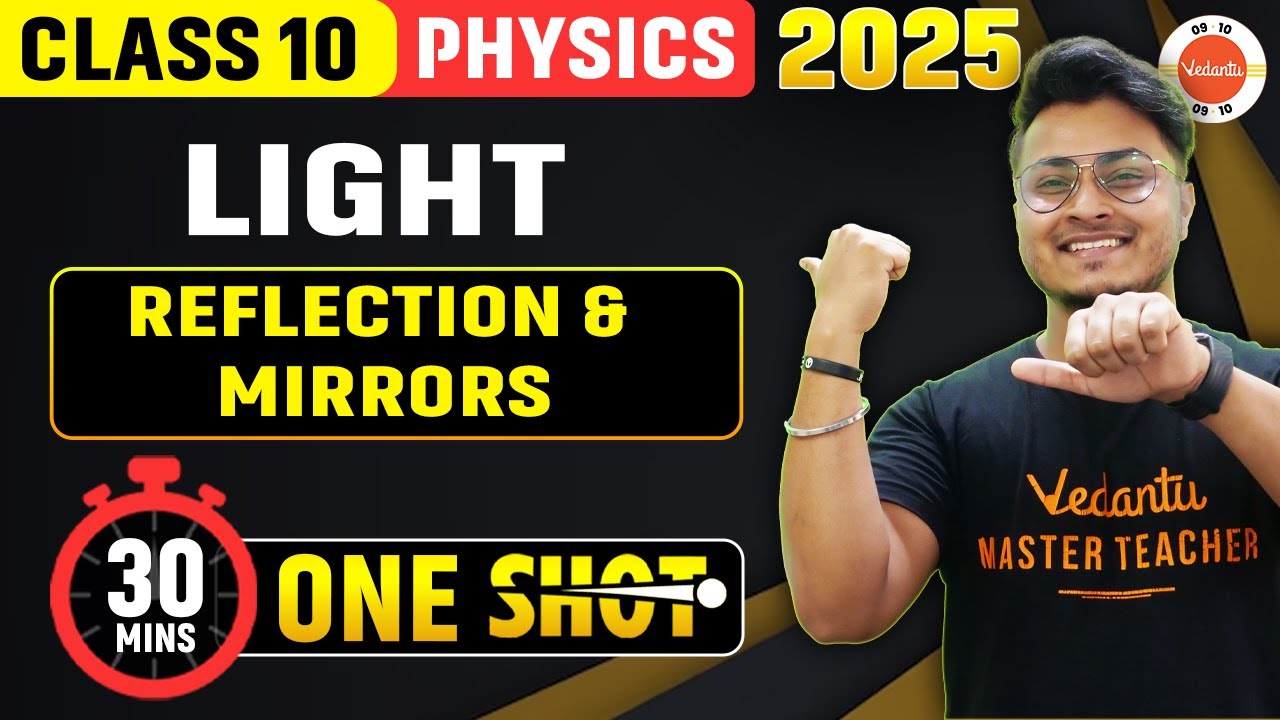 Light Reflection & Refraction | Reflection of Light & Mirrors One Shot | Class 10 Science Chapter 10