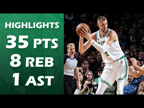 Kristaps Porzingis vs Pistons | 35 pts, 8 reb | HIGHLIGHTS | 23/24 NBA Season
