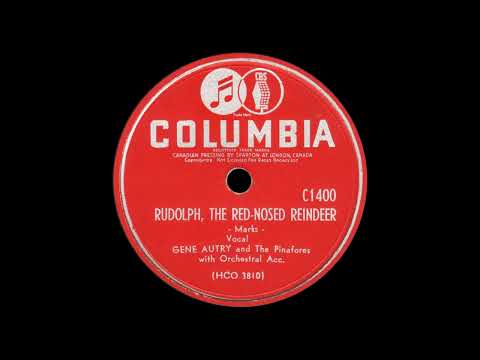 Gene Autry & The Pinafores: Rudolph, The Red-Nosed Reindeer (1950)