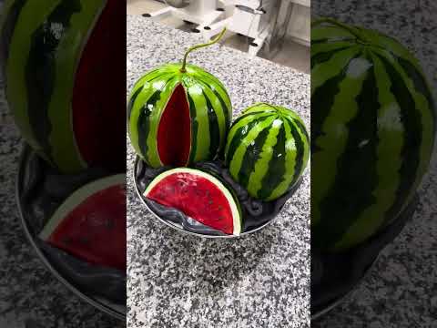 Watermelon cake design - step by step