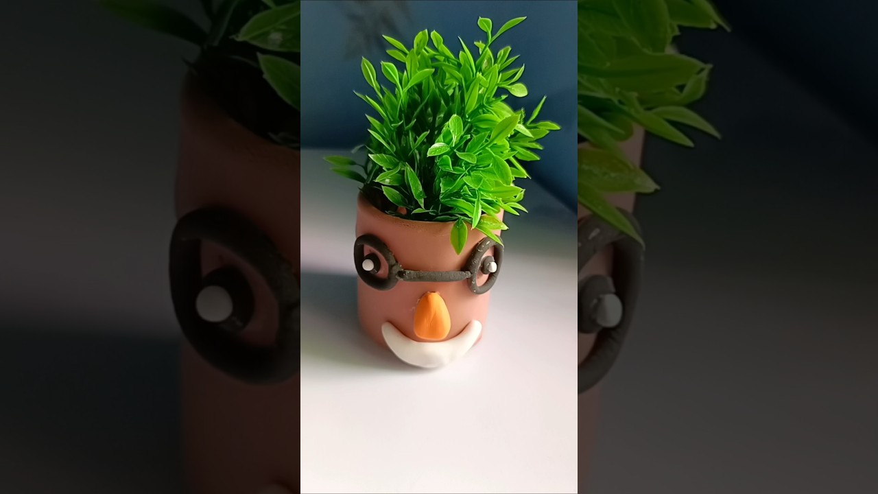 DIY artificial plant 🌱#shorts #viralshorts #diyplanters #diyplants #handmade #craftideas