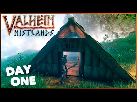GETTING SETTLED IN THE MEADOWS | Valheim Mistlands | 01